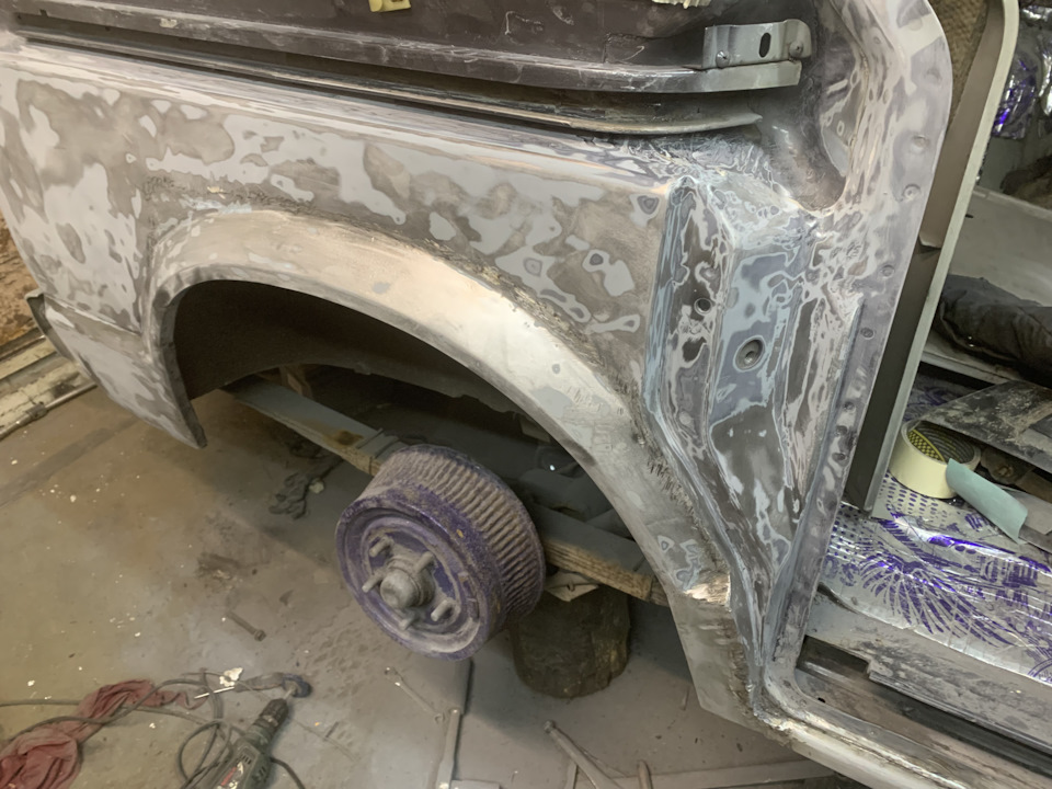 Довариваем докрашиваем — Dodge Caravan I, 3 л, 1989 года | кузовной ...