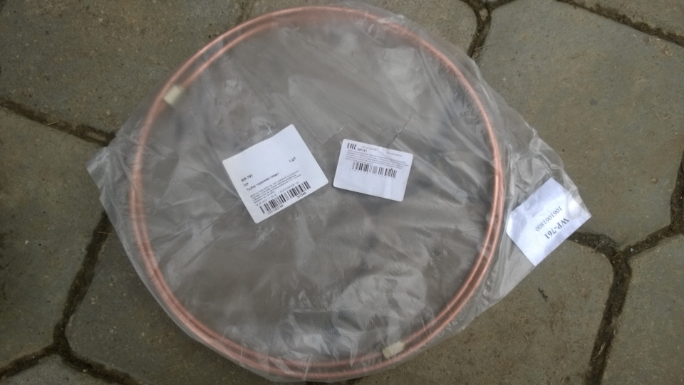 Медные тормозные трубки (лужение) — Ford Escort Mk5, 2 л, 1992 года ...