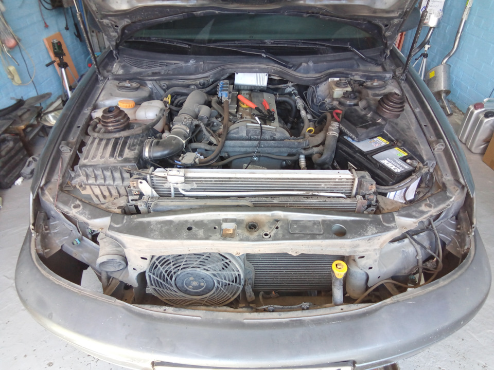 Чистка радиаторов ОПЕЛЬ ОМЕГА Б — Opel Omega B, 2,2 л, 2002 года ...