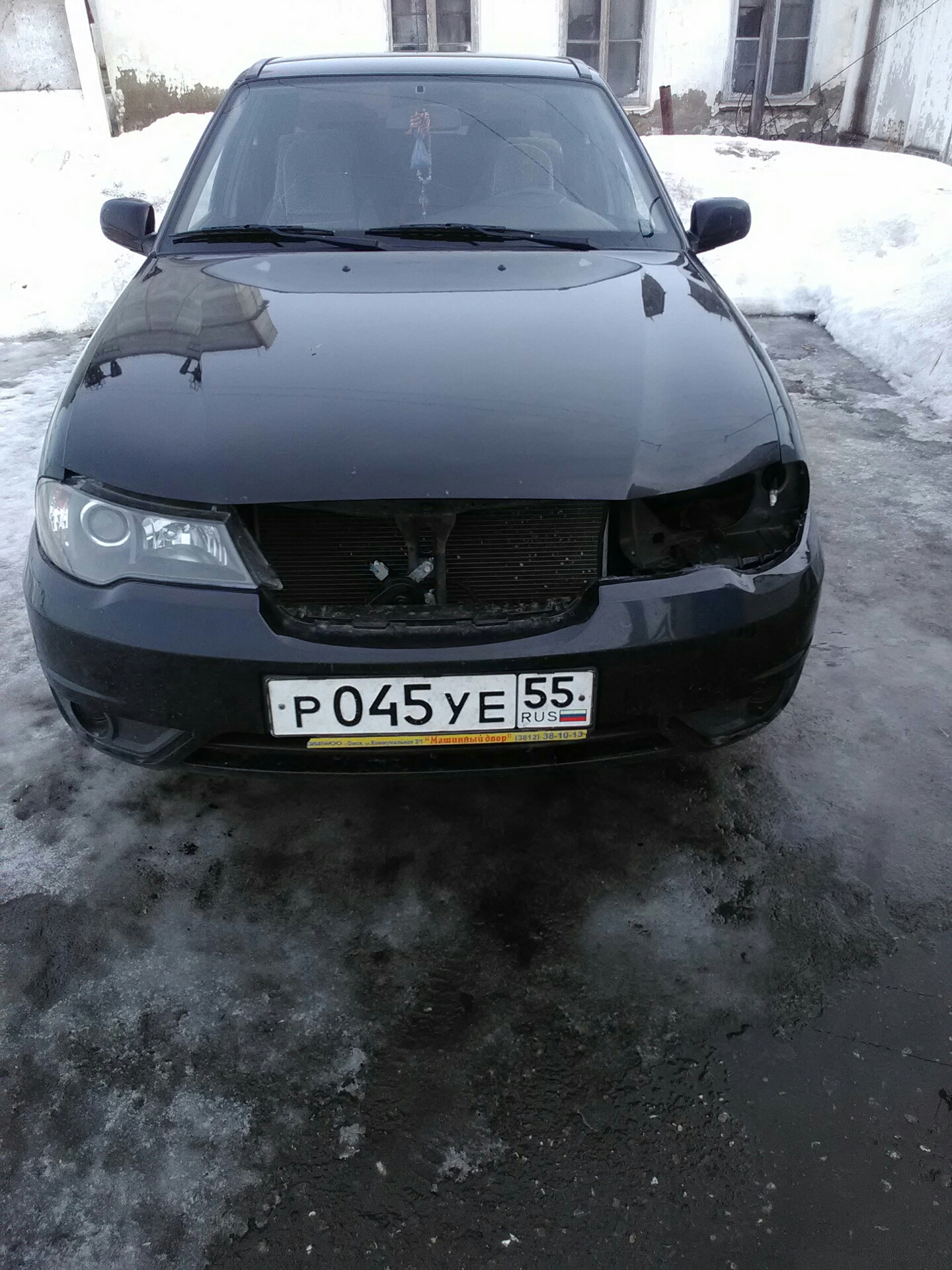 Заменил линзу в левой фаре. — Daewoo Nexia (N150), 1,5 л, 2011 года ...