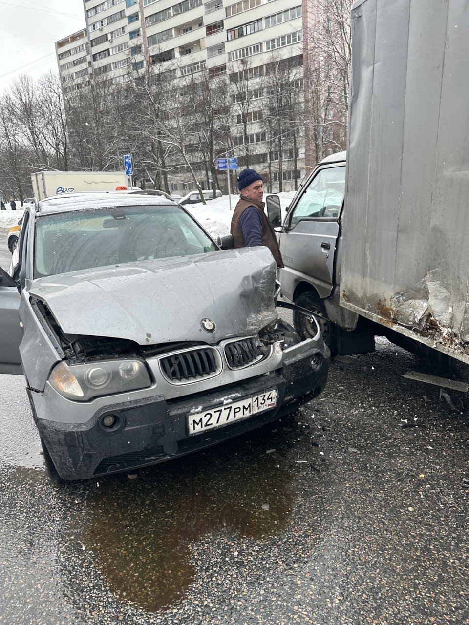 Ехал, ехал и приехал… — BMW X3 (E83), 3 л, 2005 года | ДТП | DRIVE2