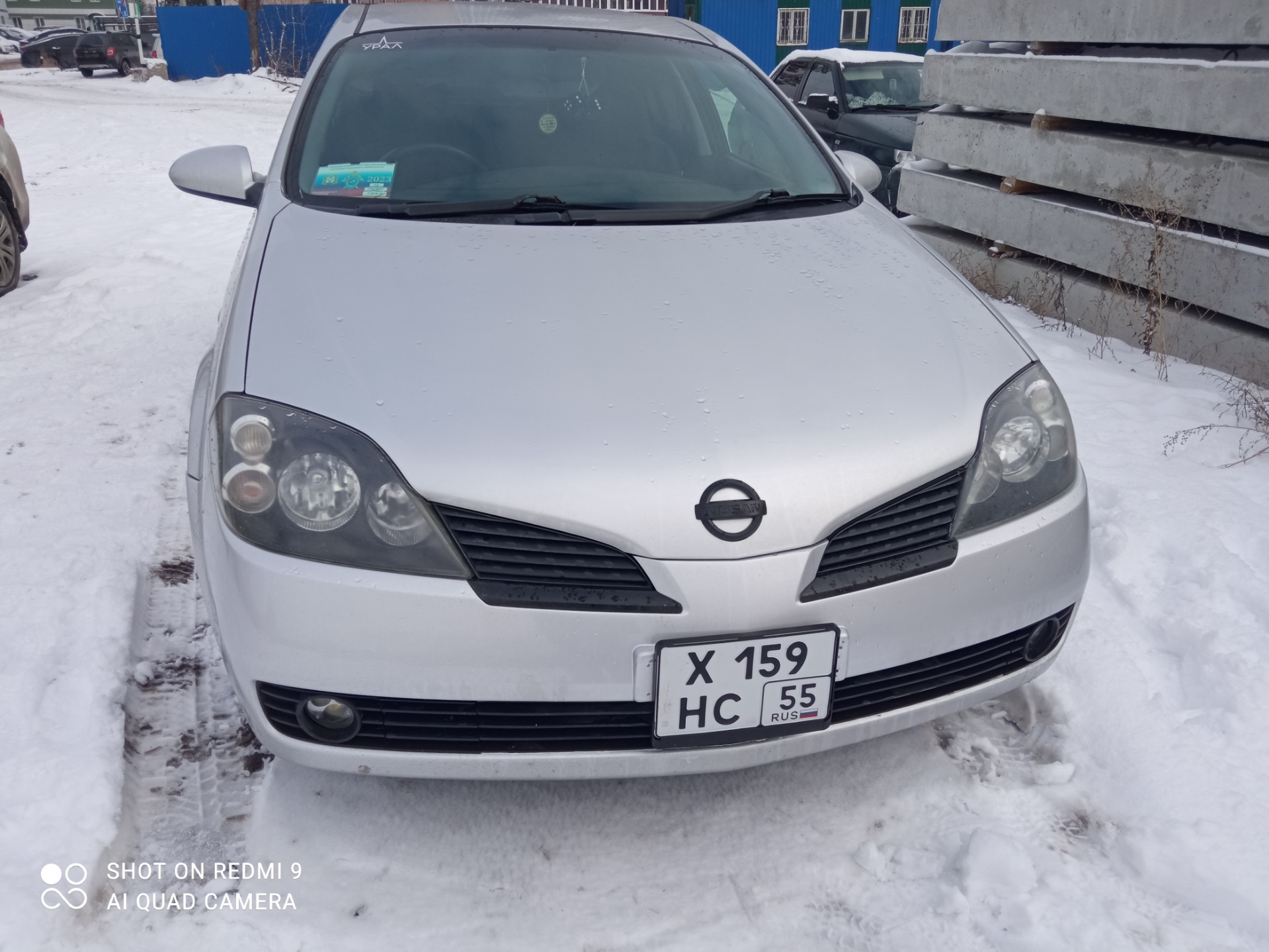 Квадратные номера — Nissan Primera (P12), 2 л, 2002 года | аксессуары |  DRIVE2