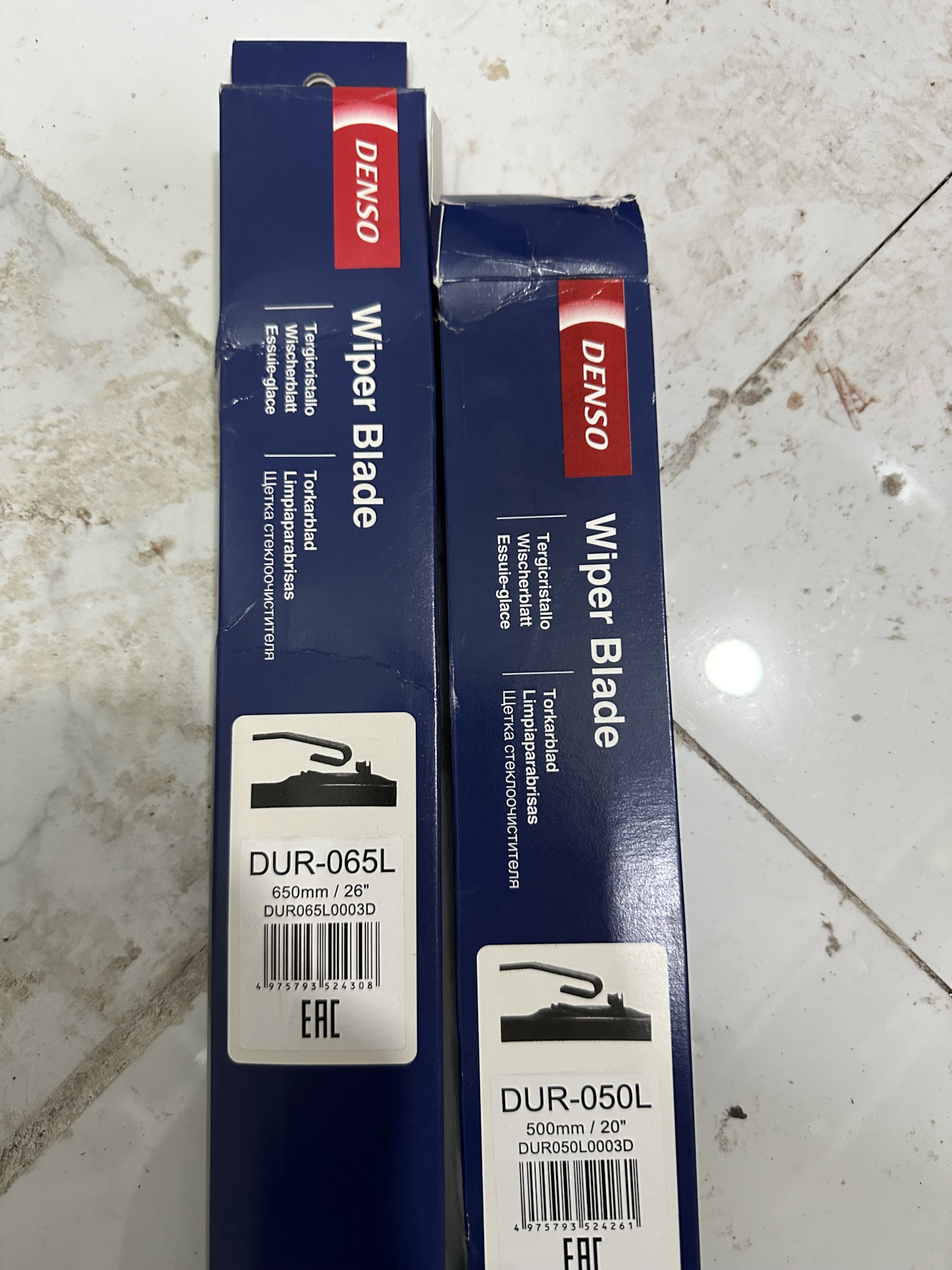 Замена щеток стеклоочистителя на DENSO DUR065L0003D, DUR050L0003D ...