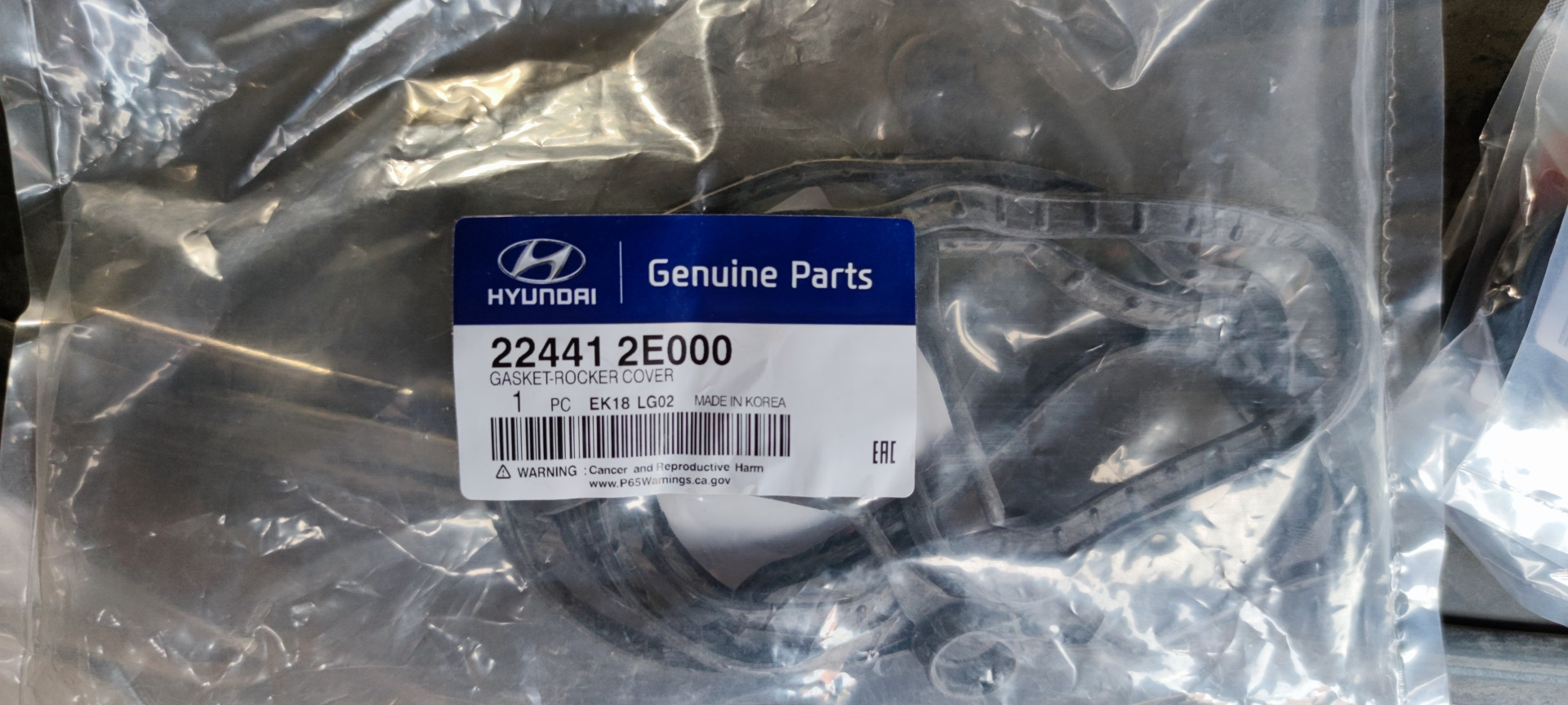 109. Замена прокладки клапанной крышки — Hyundai i40, 2 л, 2013 года ...