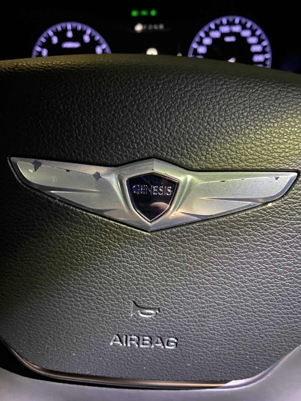 Реставрация ручки КПП и значка на руле — Hyundai Genesis (2G), 3 л ...