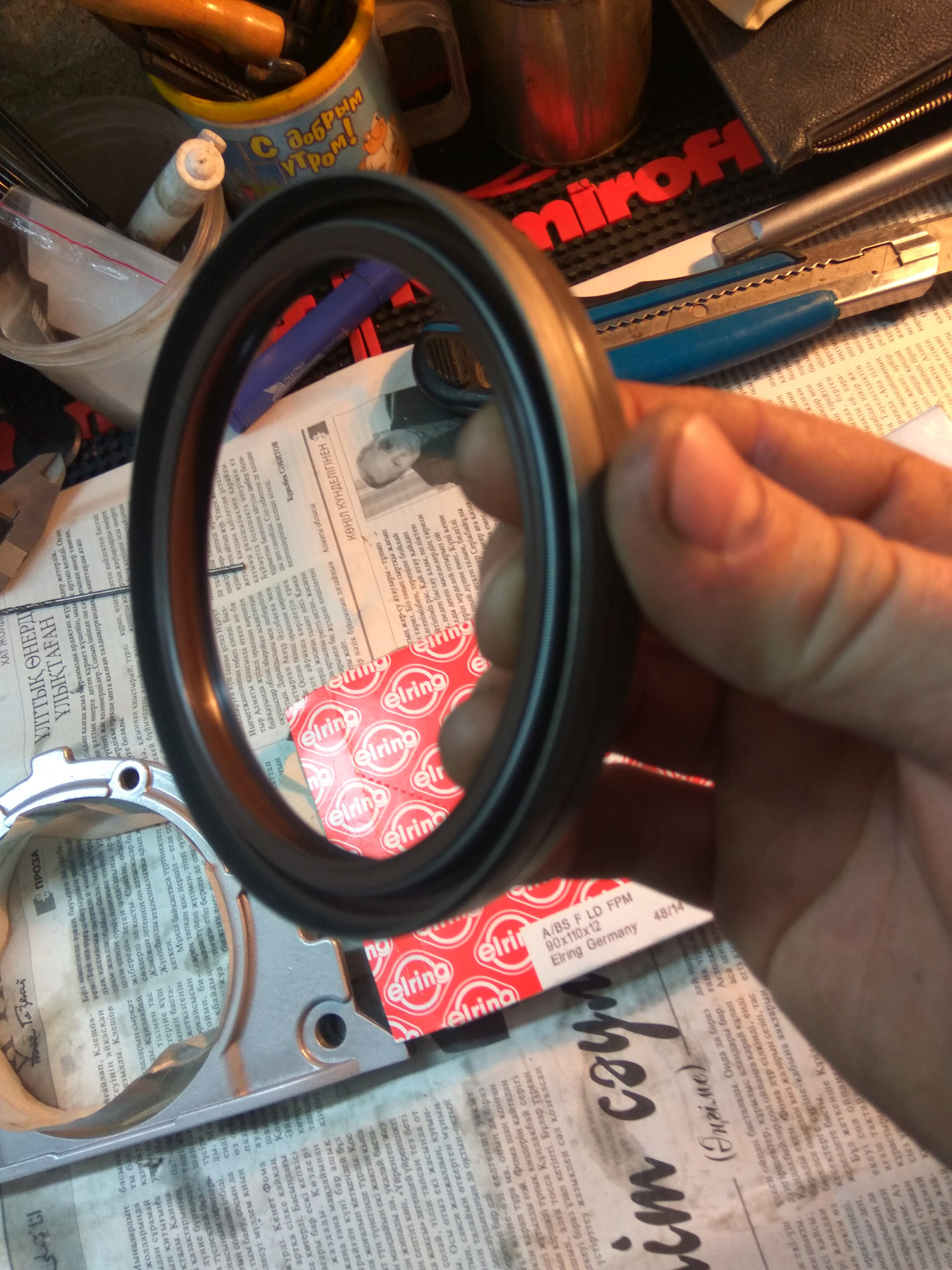 Удаление мелких вмятин PDR — KIA Ceed SW (1G), 0,5 л, 2009 года ...