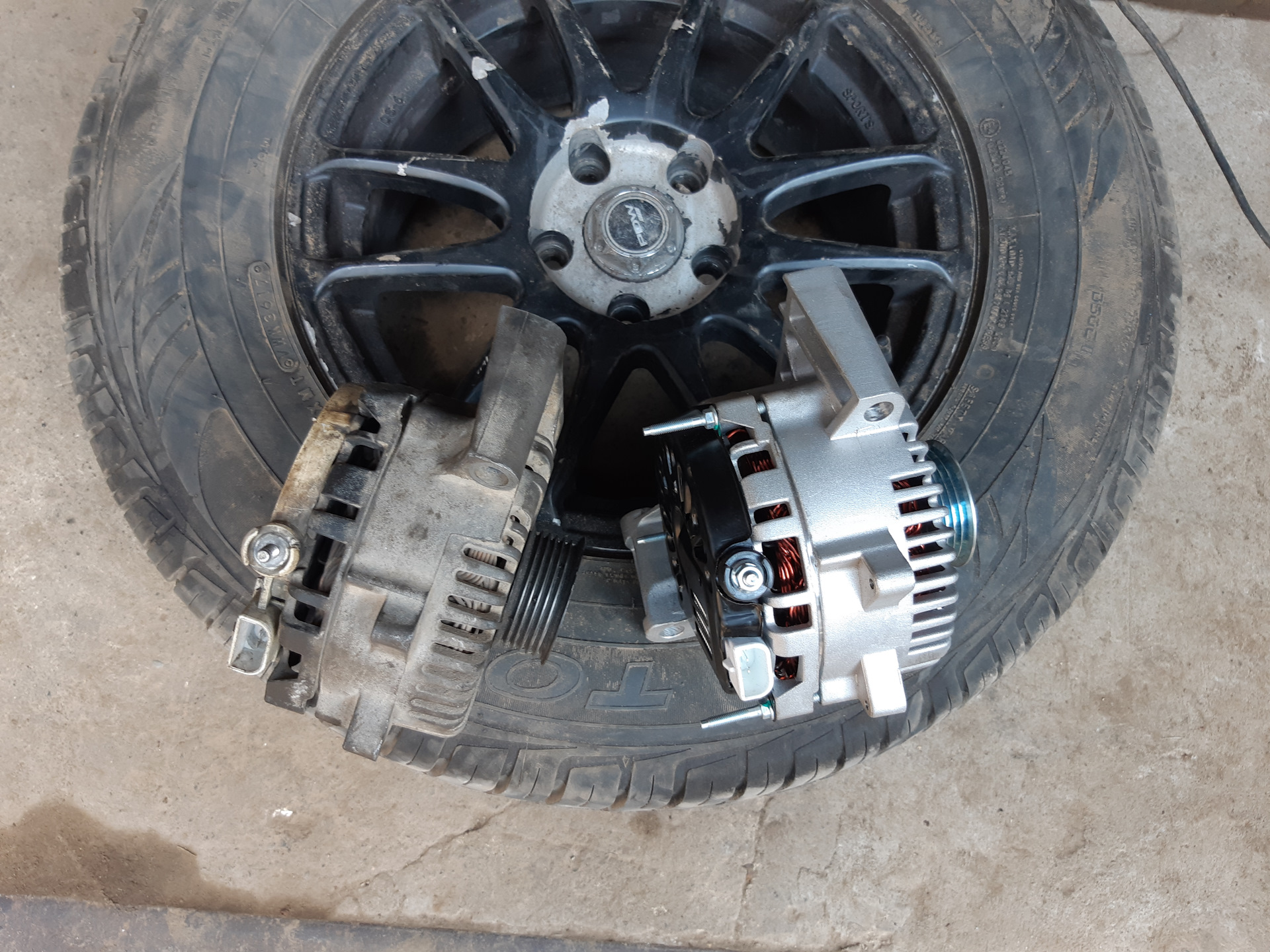 Форд маверик как снять генератор Замена генератора - Ford Maverick II, 3 л, 2006 года электроника DRIVE2