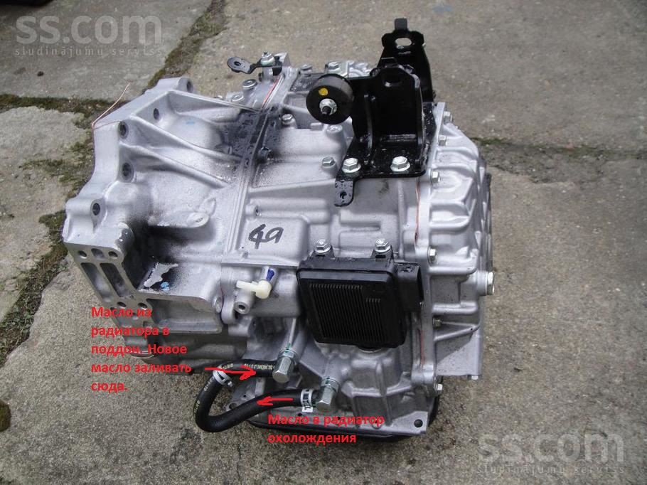 Коробка со стороны радиатора — Toyota RAV4 (IV)