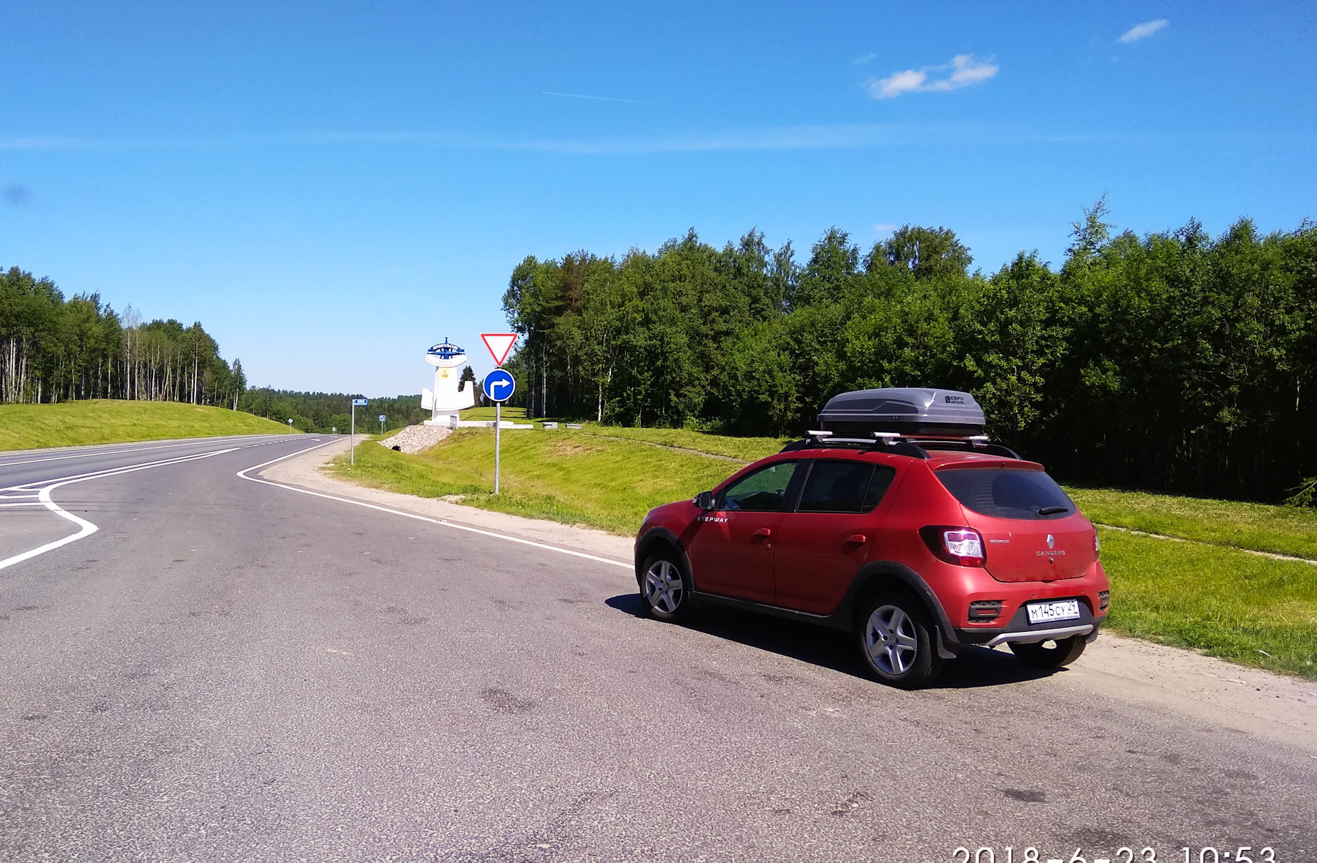 По М8 от Северодвинска до Москвы и обратно — Renault Sandero Stepway (2G),  1,6 л, 2016 года | путешествие | DRIVE2