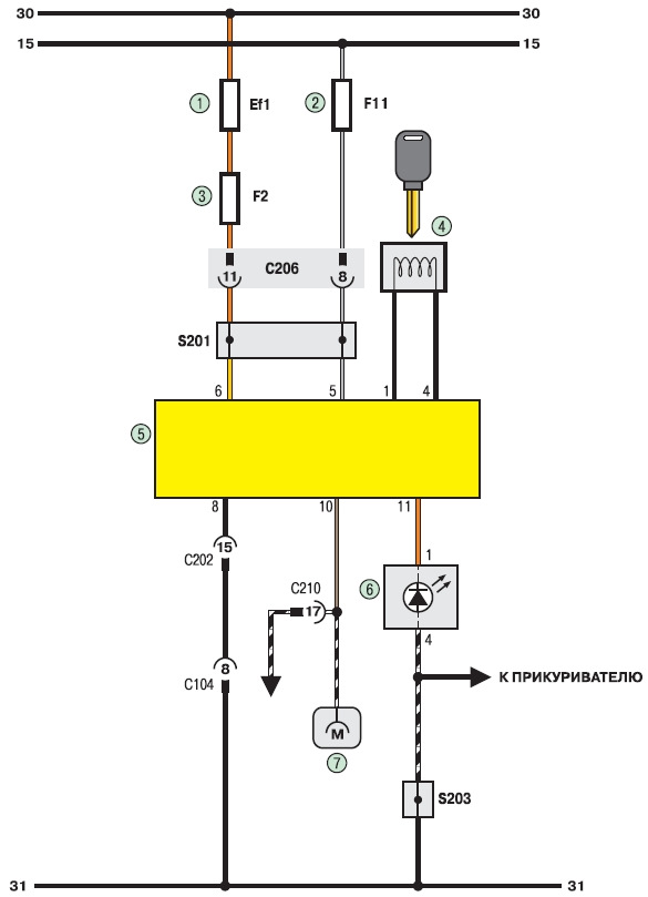 Схема АБС Chevrolet Lanos, 1,5 л, 2007 года электроника DRIVE2