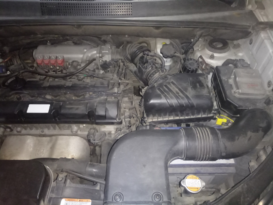 Датчик заднего хода, замена — Hyundai Tucson (JM), 2 л, 2008 года ...