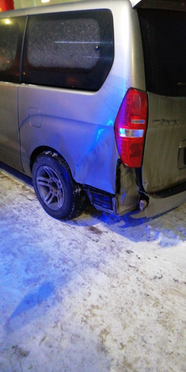 Февральские приключения. — Hyundai Grand Starex, 4,3 л, 2012 года | ДТП ...