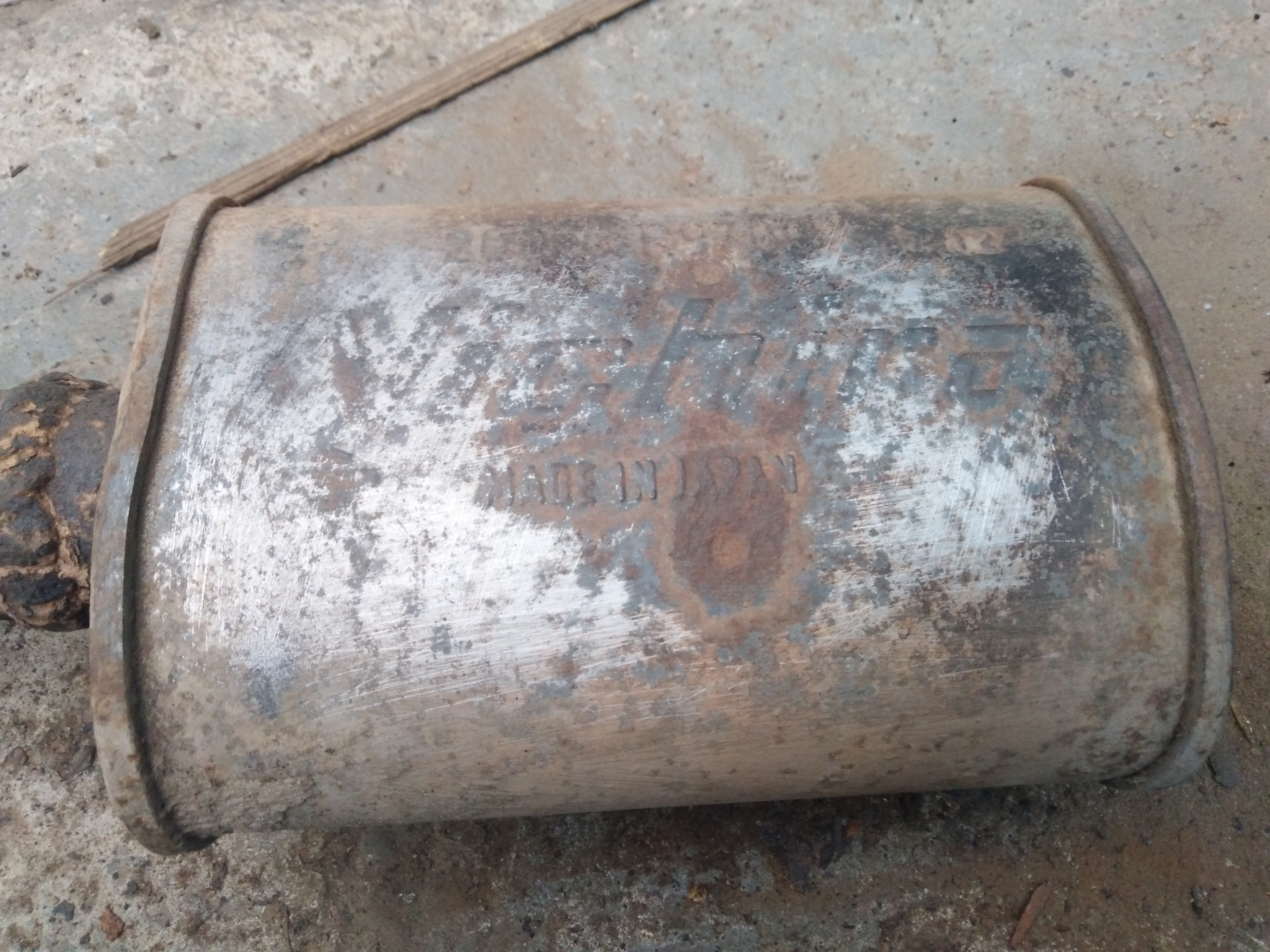 Сварка выхлопной системы. — Nissan Urvan (E24), 2,3 л, 1988 года ...