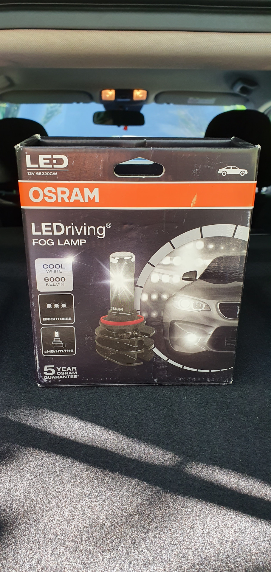 Светодиодные лампы в туманки Ledriving fog lamp osram/ подсветка номера  диоды osram — KIA Ceed (3G), 1,6 л, 2018 года | стайлинг | DRIVE2