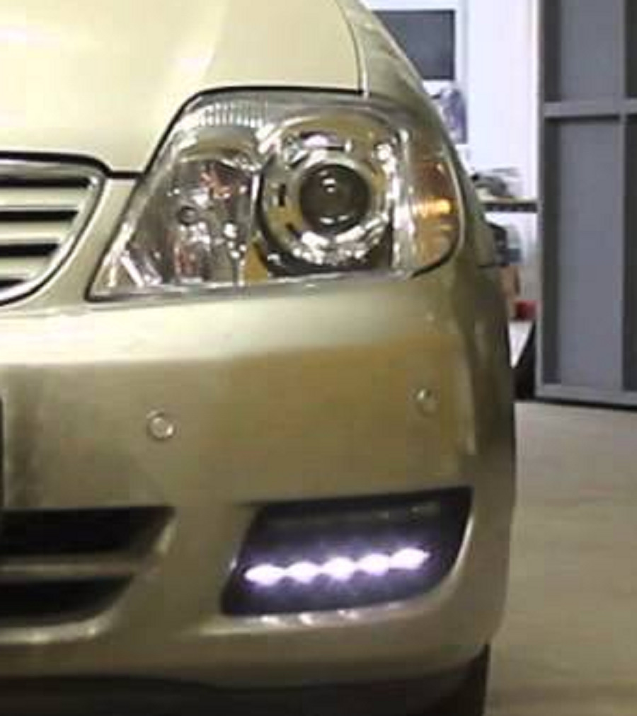 Правильная линзовка фар — Toyota Corolla (120), 1,6 л, 2003 года ...