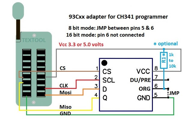 Ch341a программатор схема