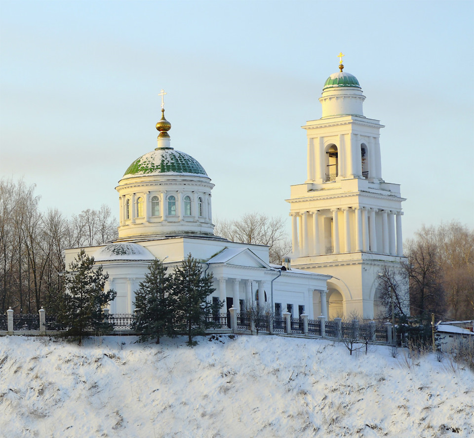 Вознесенский собор в Твери зимой