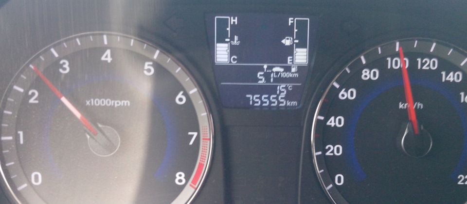 Та же дорога, но чуть позже. — Hyundai Solaris (1G)