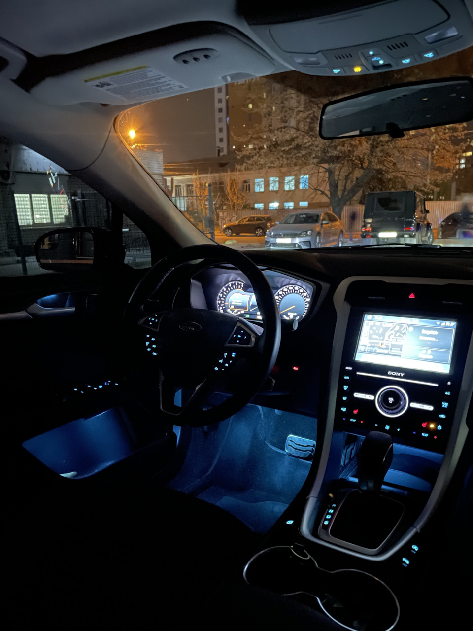 Ambient Lighting — Ford Fusion (2G), 2,5 л, 2016 года | тюнинг | DRIVE2