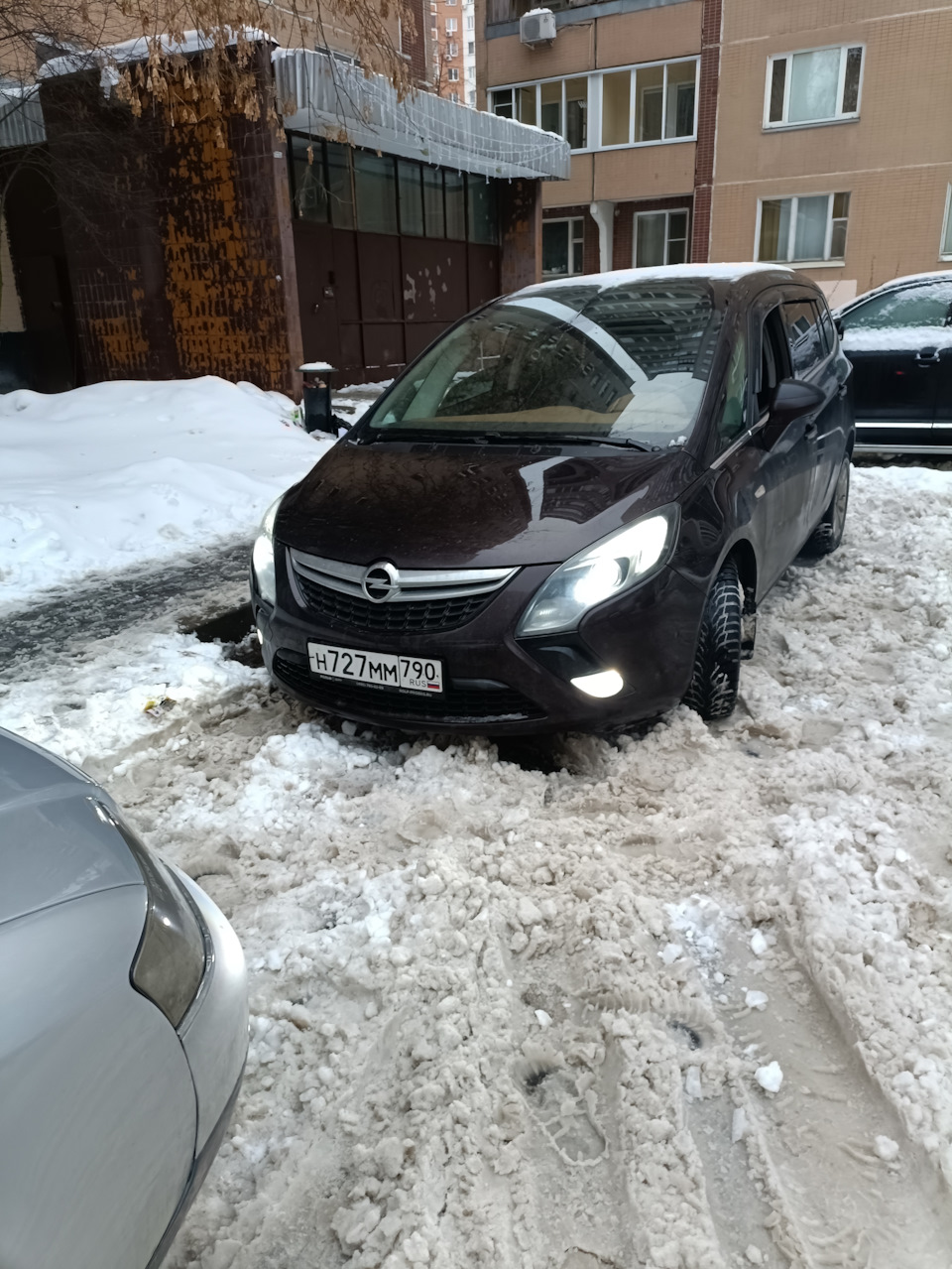 Зимние шины — Opel Zafira Tourer, 2 л, 2013 года | шины | DRIVE2