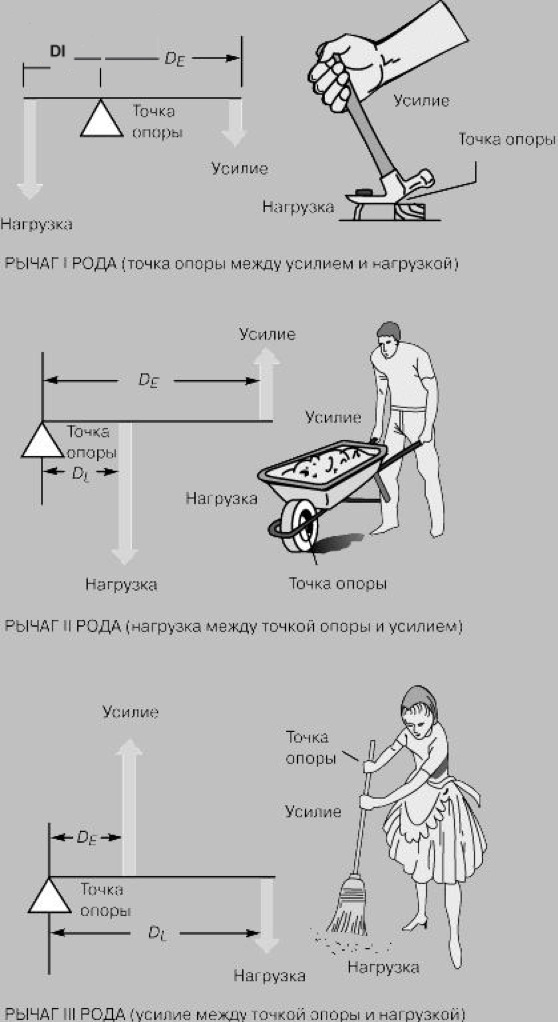 Рычаг первого рода примеры