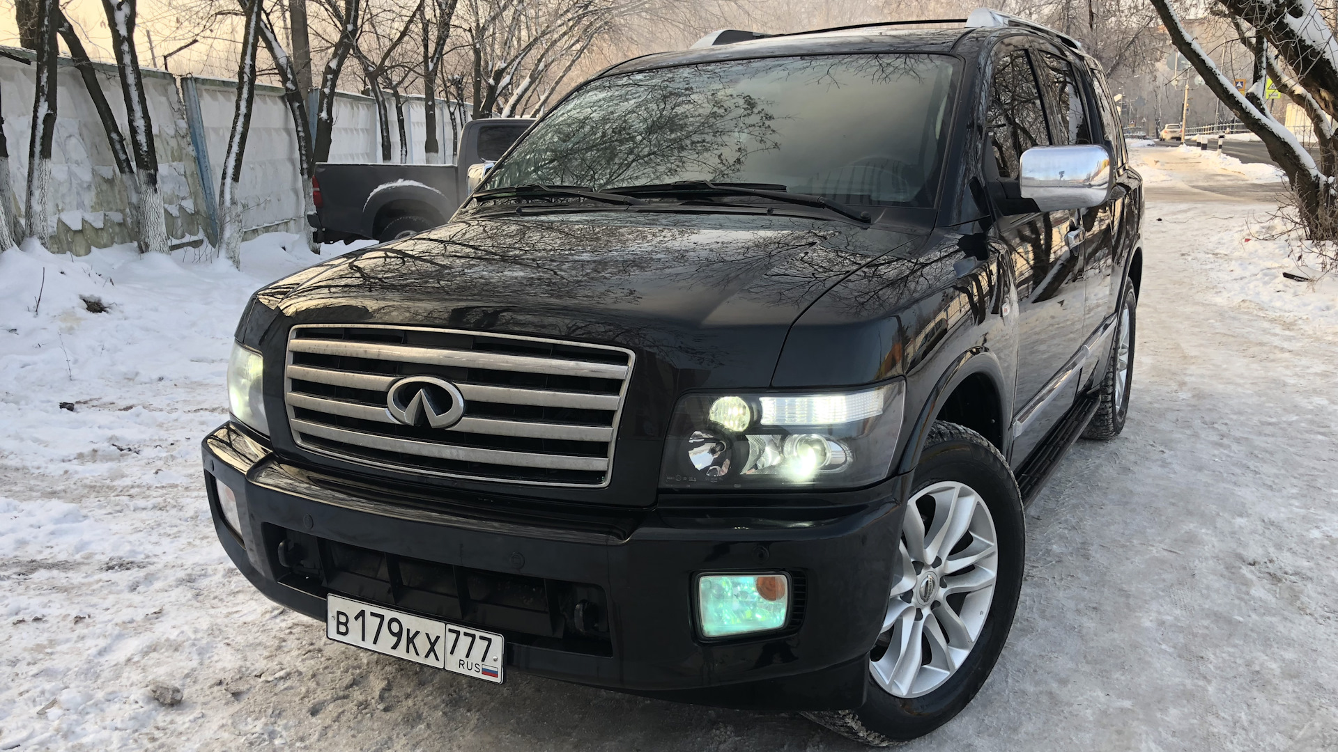 Infiniti QX (2G) 5.6 бензиновый 2009 | 56 BLACK OBSIDIAN на DRIVE2