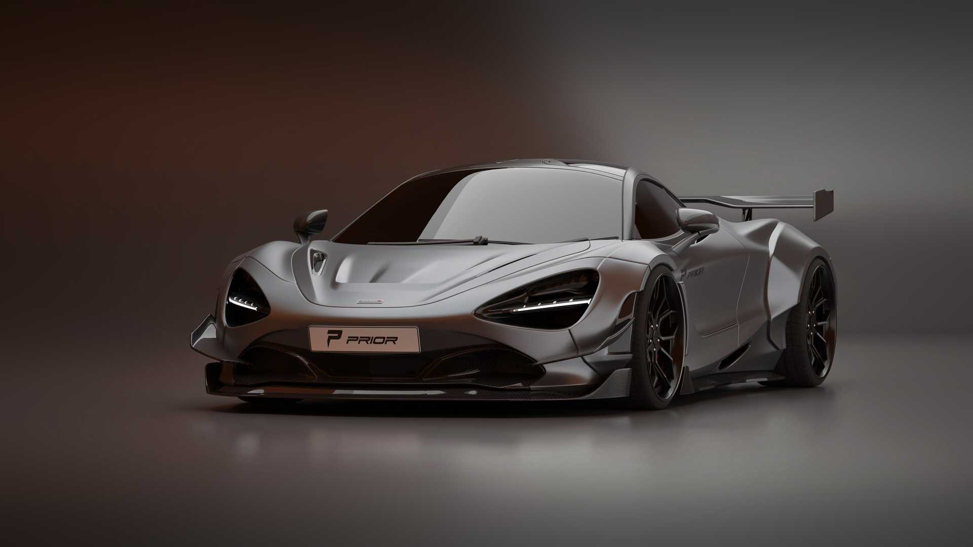 MCLAREN p1 вид сбоку