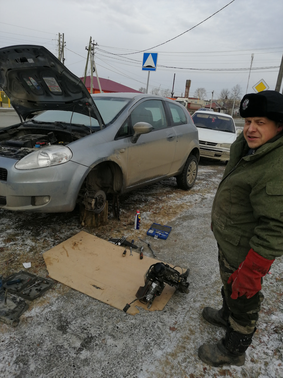 Вот и приехали — FIAT Grande Punto, 1,4 л, 2007 года | поломка | DRIVE2