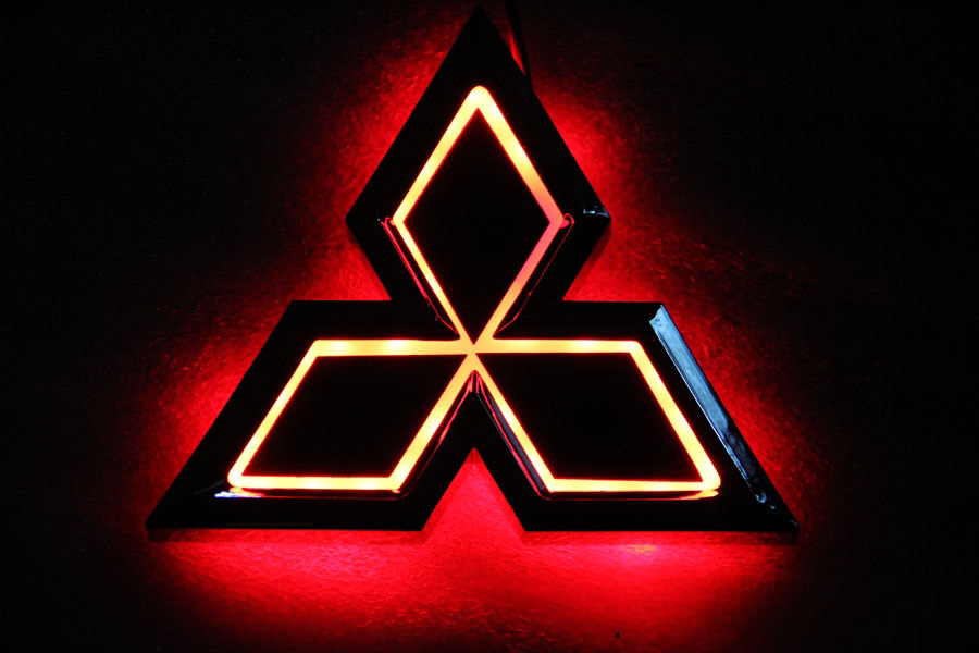 Как выглядит знак mitsubishi