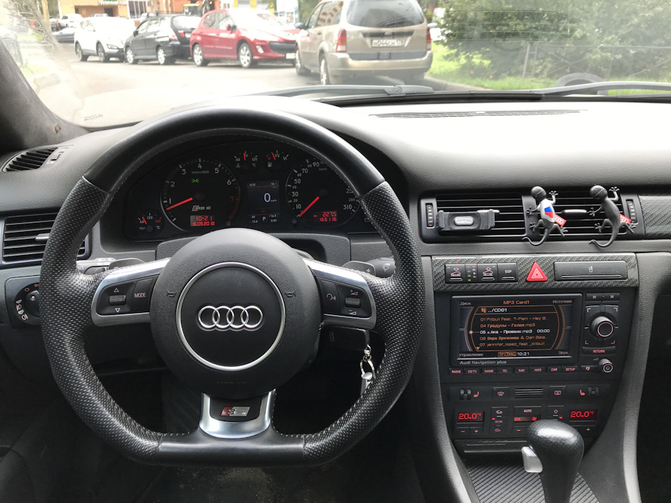 Скошенный сРуль занял своё законное место — полностью рабочий + кнопками на руле можно управлять функционалом mfa 😉(гораздо удобней чем стрекозой) — Audi Allroad (C5)