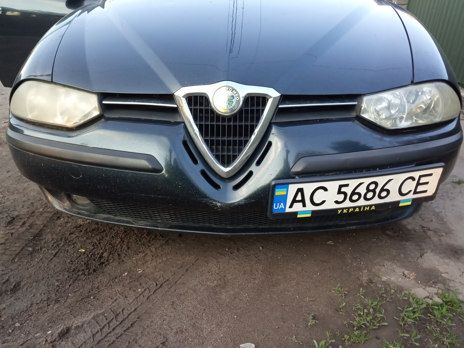 Полировка фар зубной пастой — Alfa Romeo 156 Sportwagon, 1,9 л, 2001 ...