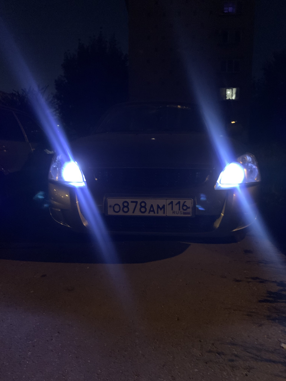 Замена бампера на бампер от приоры 2 — Lada Приора хэтчбек, 1,6 л ...