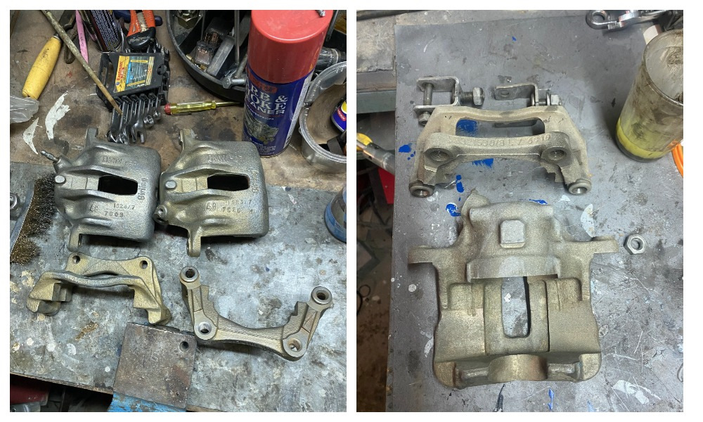 Очистка суппортов от ржавчины лимонной кислотой (часть 2) — BMW 3 ...