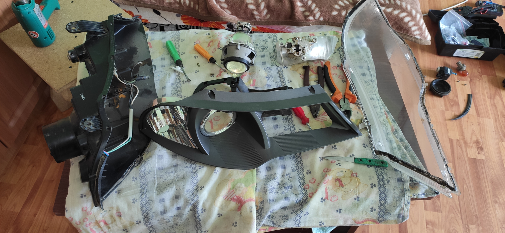 №9 Ретрофит Фар Nexia n150 — Daewoo Nexia (N150), 1,6 л, 2011 года ...