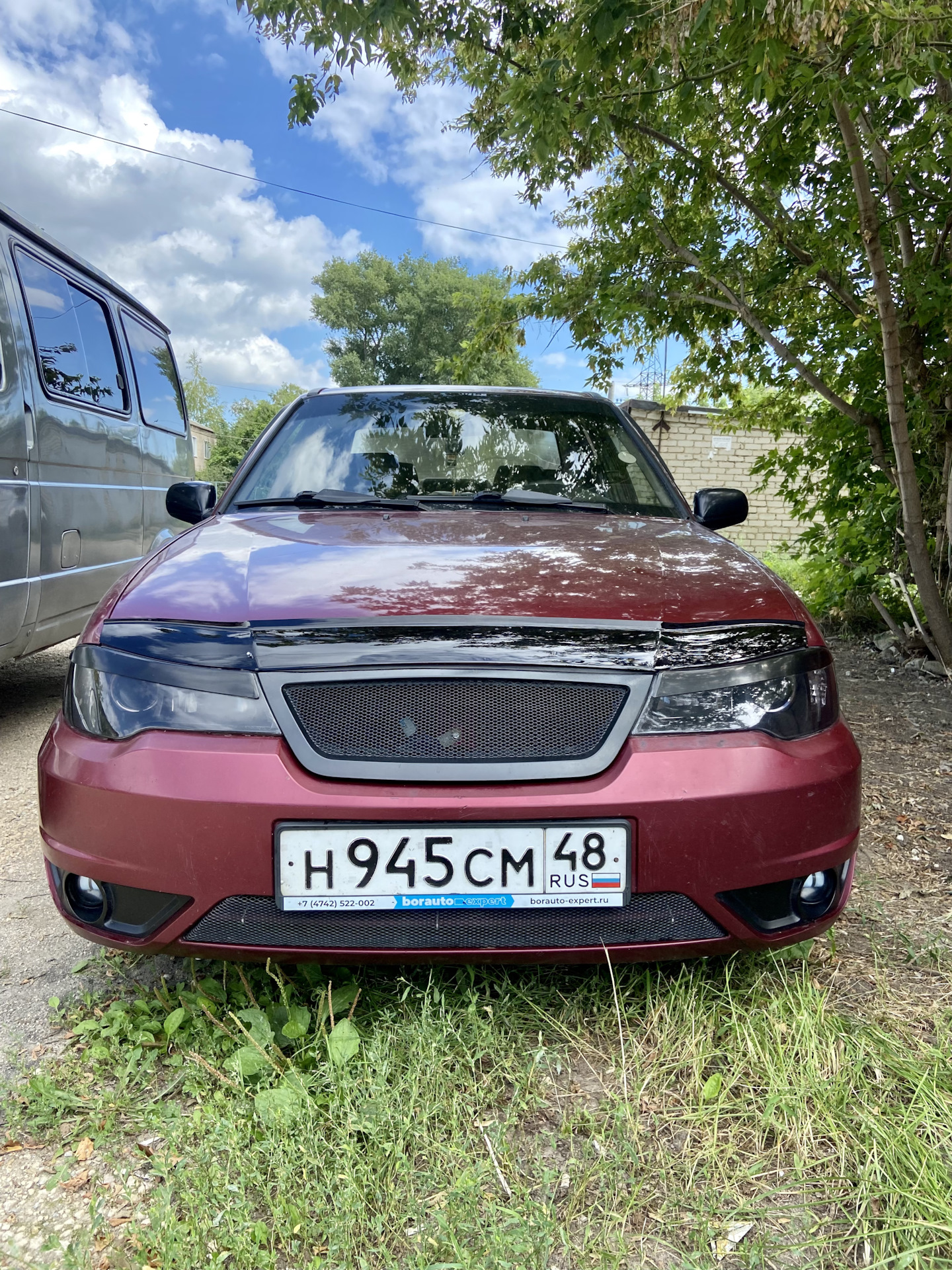 Дефлектор на капот — Daewoo Nexia (N150), 1,6 л, 2010 года | тюнинг ...