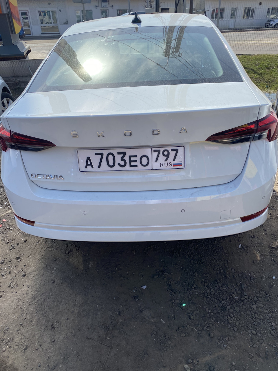 Поставил рамки — Skoda Octavia A8 Mk4, 1,4 л, 2021 года | аксессуары ...