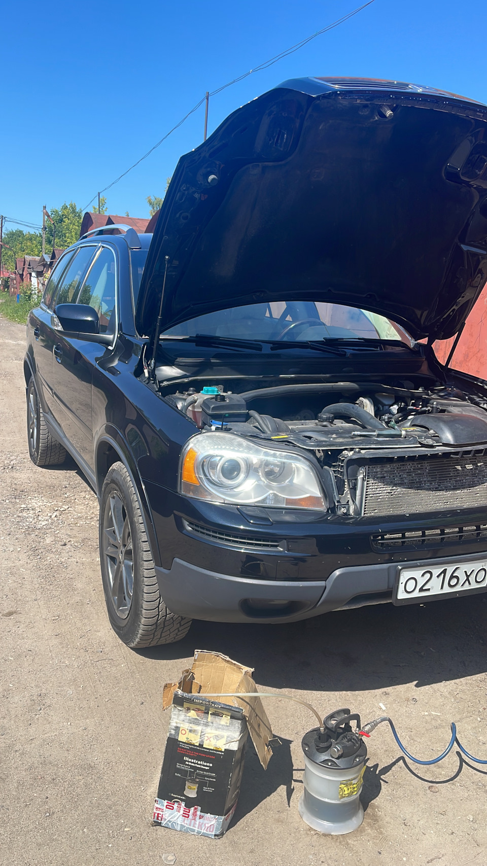 Volvo xc90 промывка двигателя