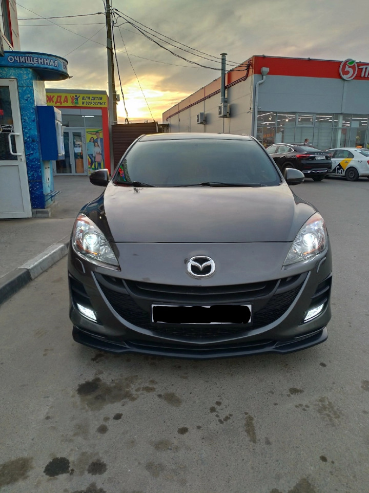 Сплиттер/губа Мазда 3 Bl на Mazda 3 (2G) BL. Б/у | 7 500 ₽ в городе ...