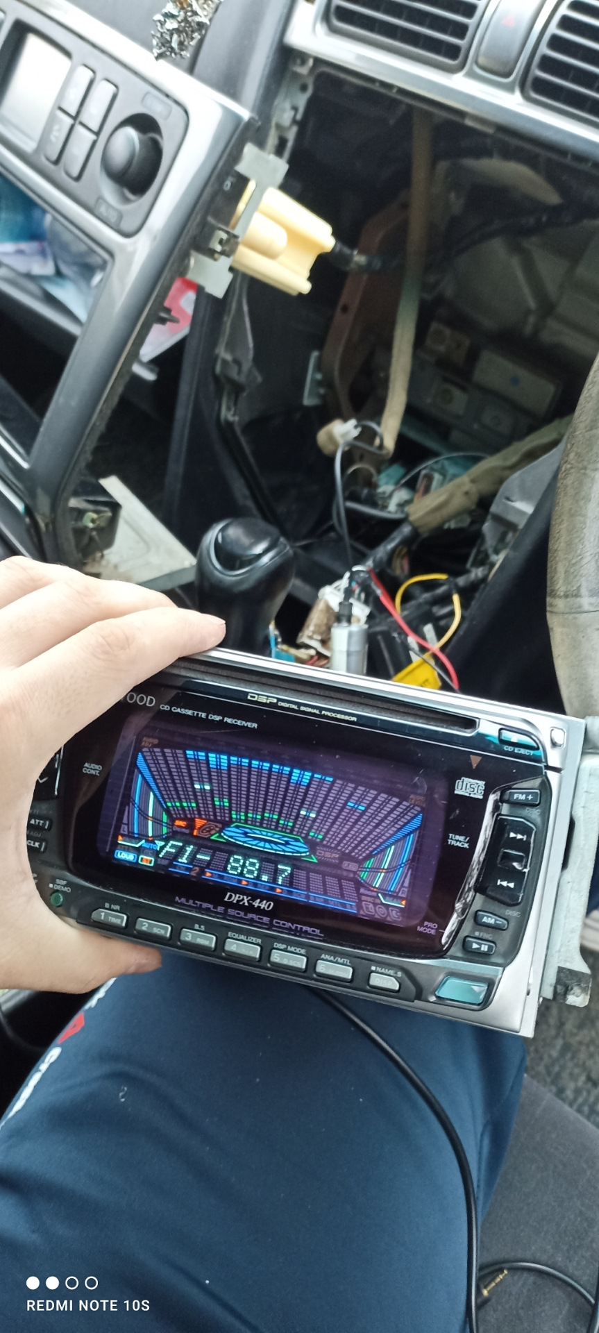 Kenwood dpx 440 вместо пионера ч1 — Mitsubishi Legnum, 2 л, 2002 года ...