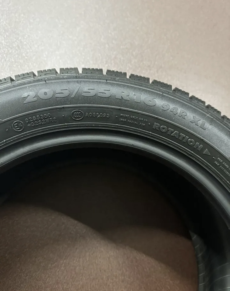 Шины зимние нешипованные Nokian 205/55 R16. Б/у | 20 500 ₽ в городе ...