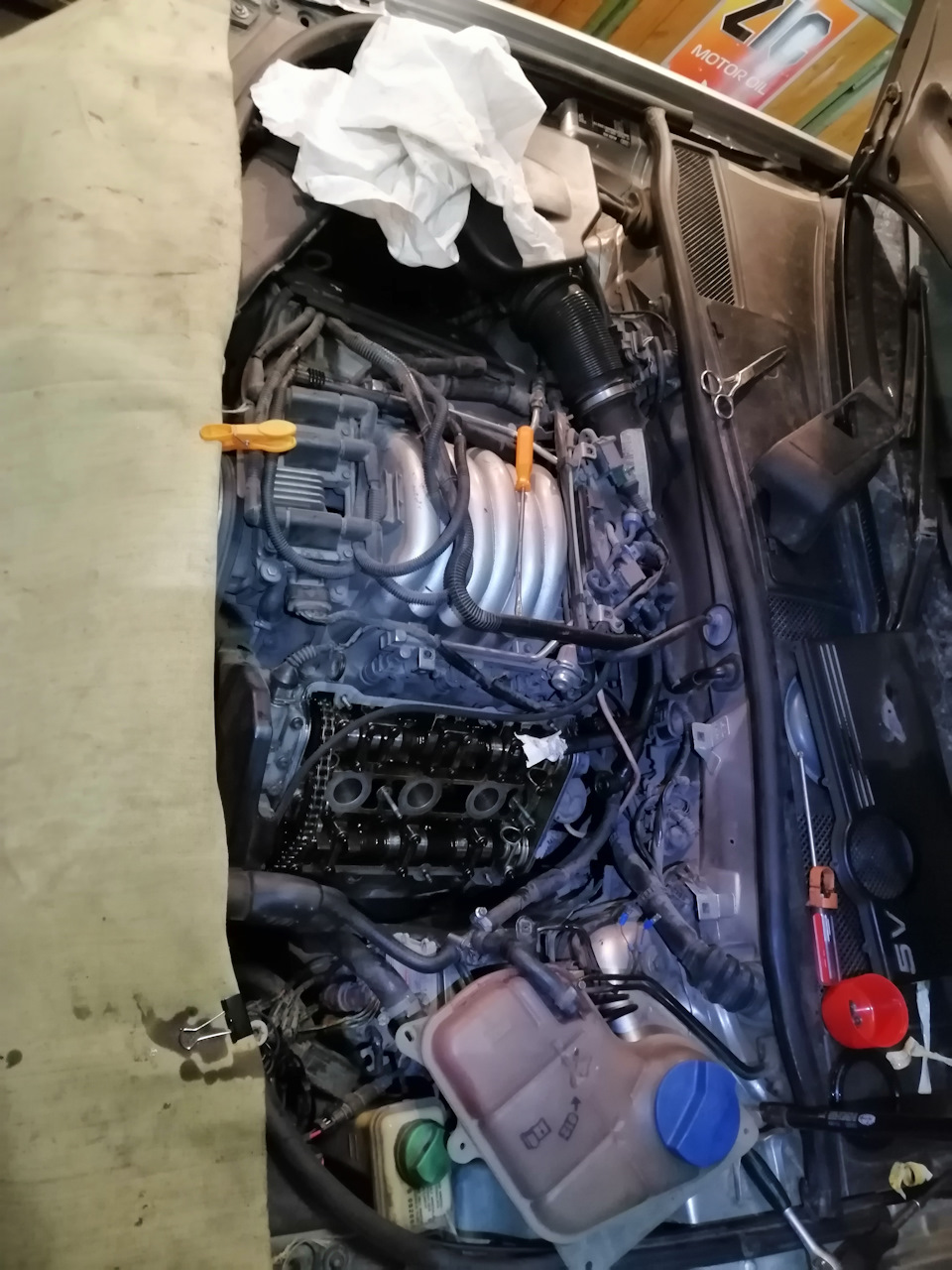 Запах паленого масла — Audi A6 (C5), 2,8 л, 1999 года | плановое ТО ...