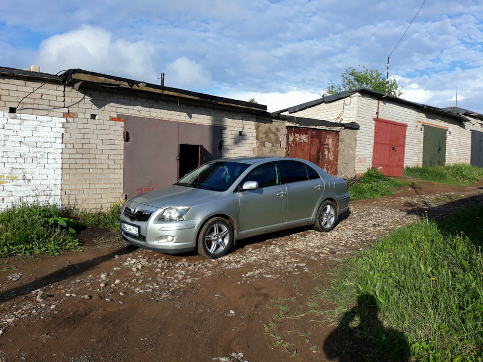 Новые диски и шины — Toyota Avensis II, 1,8 л, 2008 года | колёсные ...