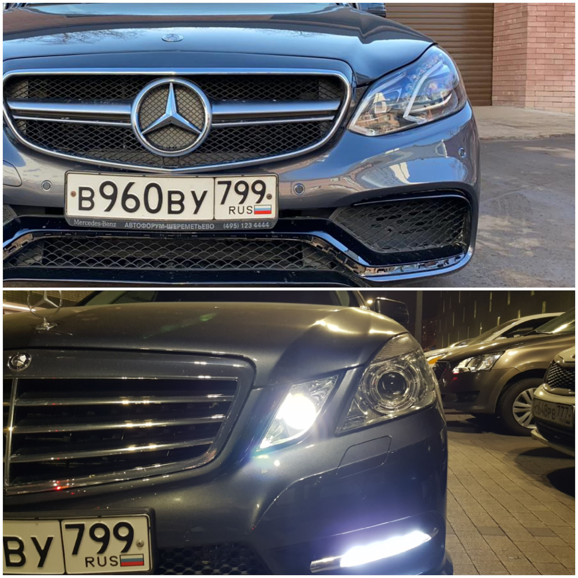 Из дореста в рест E Classe W212 1️⃣ Часть: Морда — Mercedes-Benz E-class  (W212), 3,5 л, 2010 года | тюнинг | DRIVE2