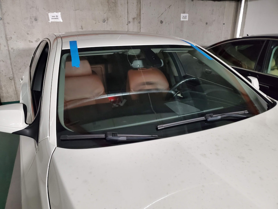 Замена лобового стекла — BMW 5 series (F10), 2 л, 2012 года | кузовной ...