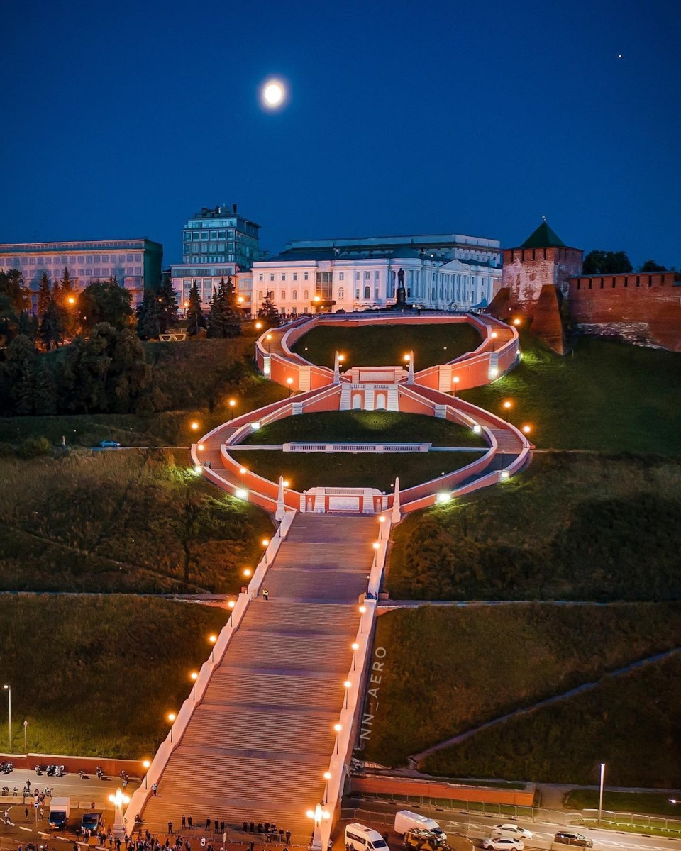 Нижегородский Кремль Чкаловская лестница