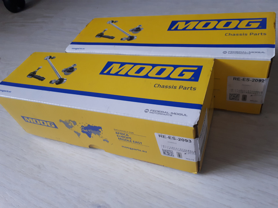 Рулевые наконечники Moog и стойки стабилизатора Sasic — Renault Megane ...