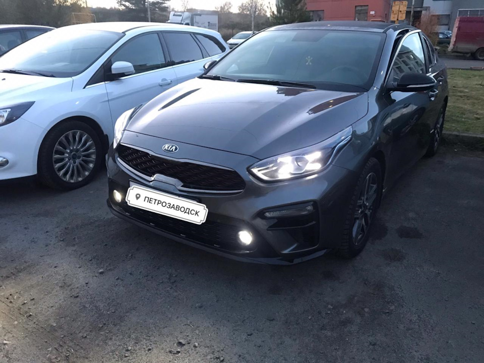 КИА Церато 2.0 2020 г. замена птф и подсветки номера — KIA Cerato (4G ...