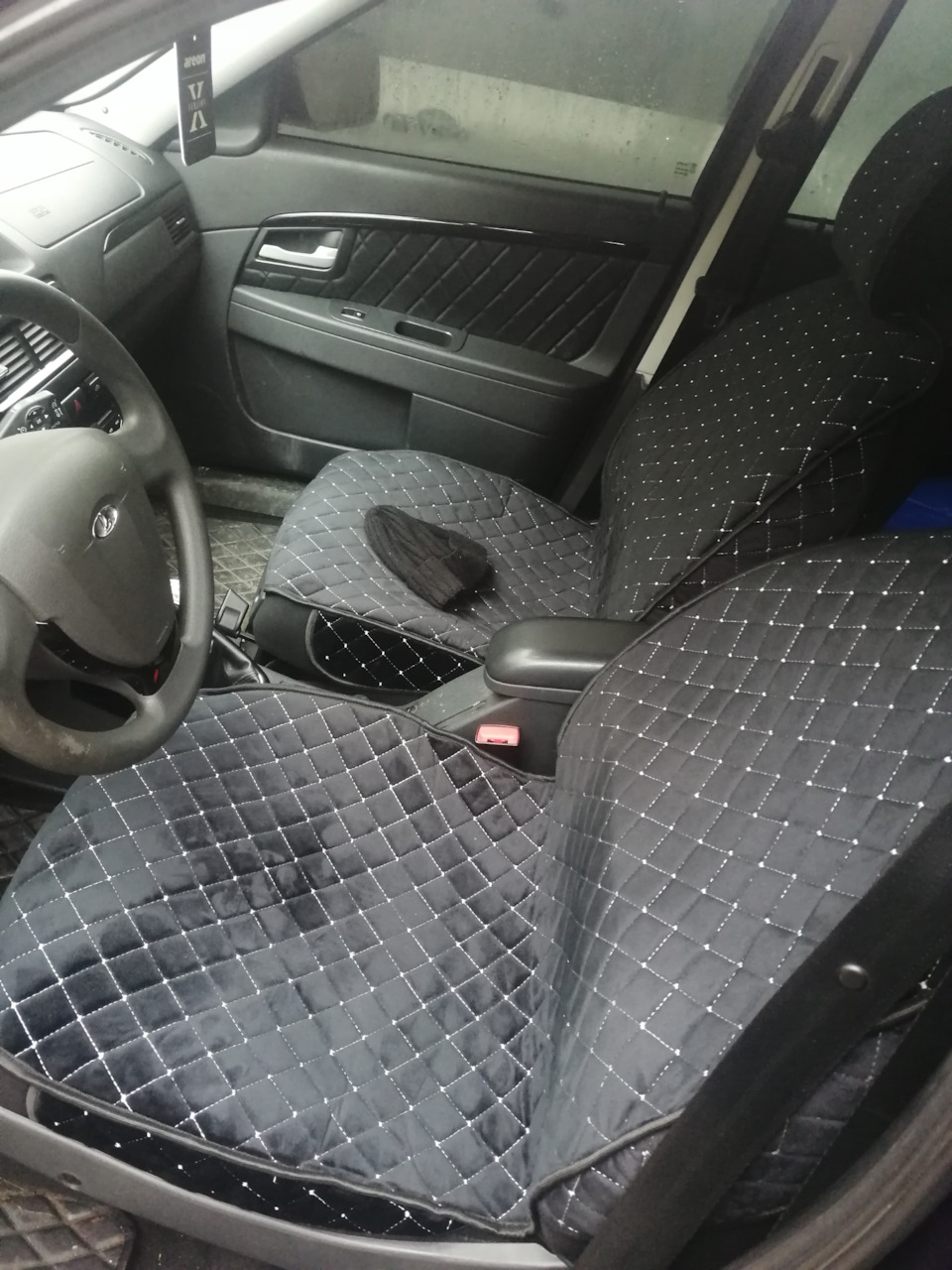 Накидки на сидения приора. — Lada Приора седан, 1,6 л, 2015 года ...