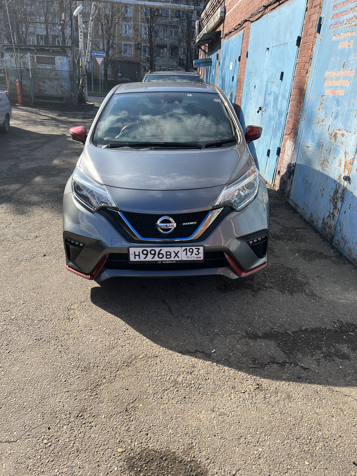 Регистрация! Номера, рамка и квадрат Japan size! — Nissan Note ePower