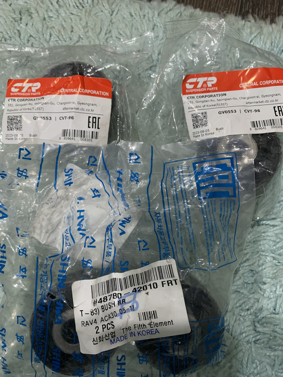 CTR = SHIN-HWA — Toyota RAV4 (III), 2 л, 2009 года | запчасти | DRIVE2